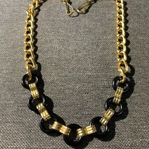 Black and gold choker
